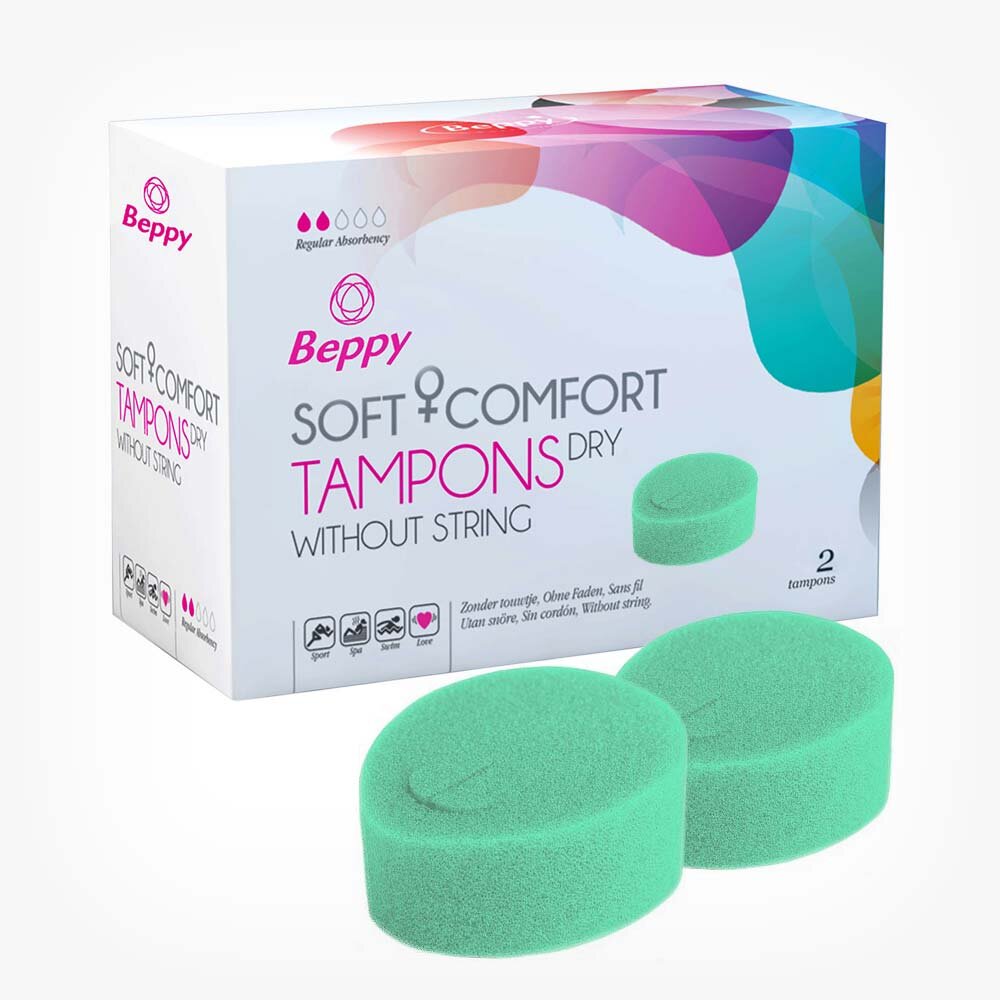 BEPPY Tampoane interne - bureti menstruatie Soft & Comfort Dry 2 buc