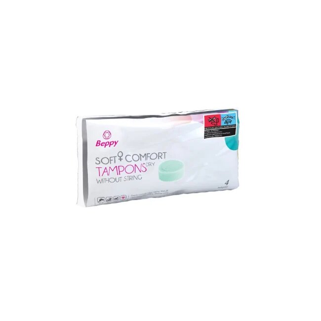 BEPPY Tampoane interne - bureti menstruatie Soft & Comfort Dry 4 buc