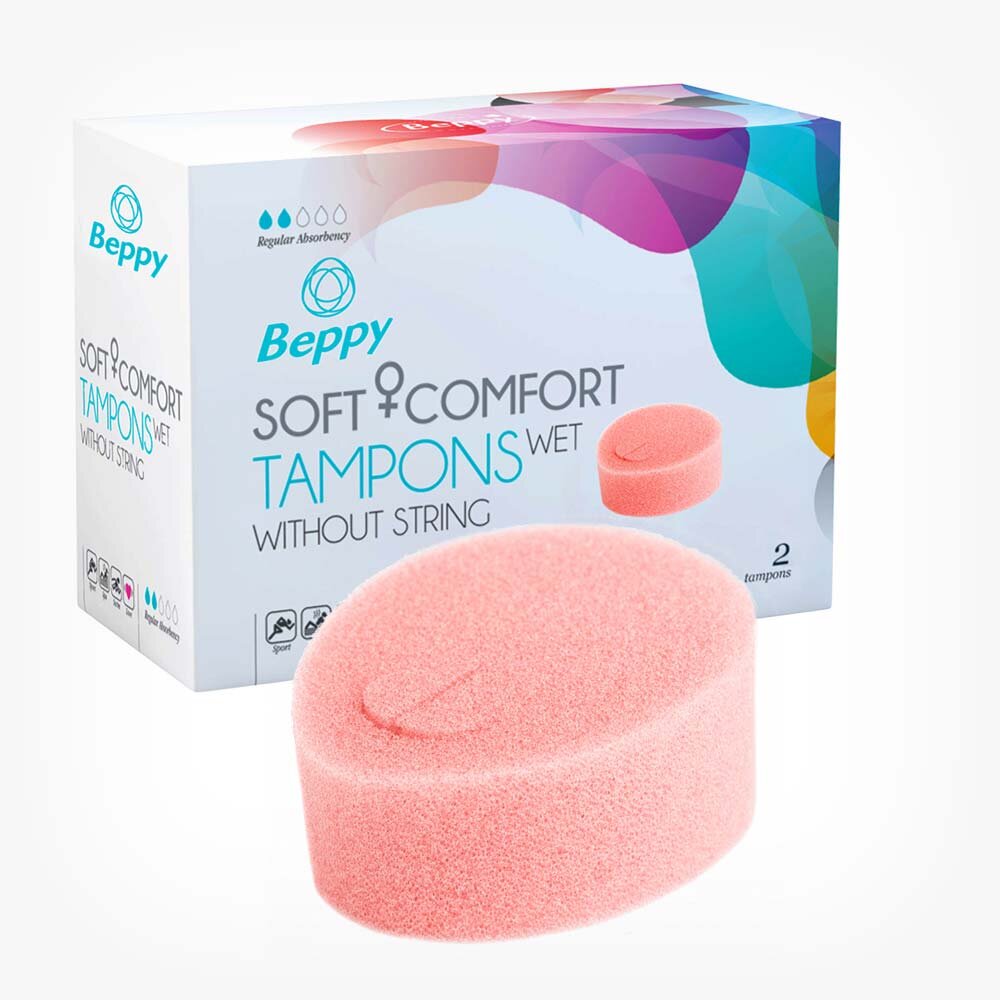 BEPPY Tampoane interne - bureti menstruatie Soft & Comfort Wet 2 buc