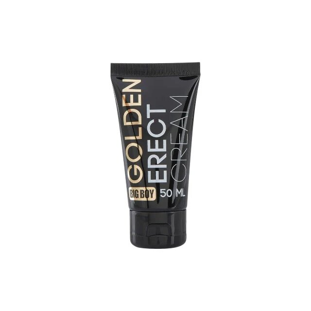 BIG BOY Cremă Golden Erect susține erecțiile ferme și de durată cu Ginkgo Biloba ulei de Jojoba și extract de arnică 50 ml