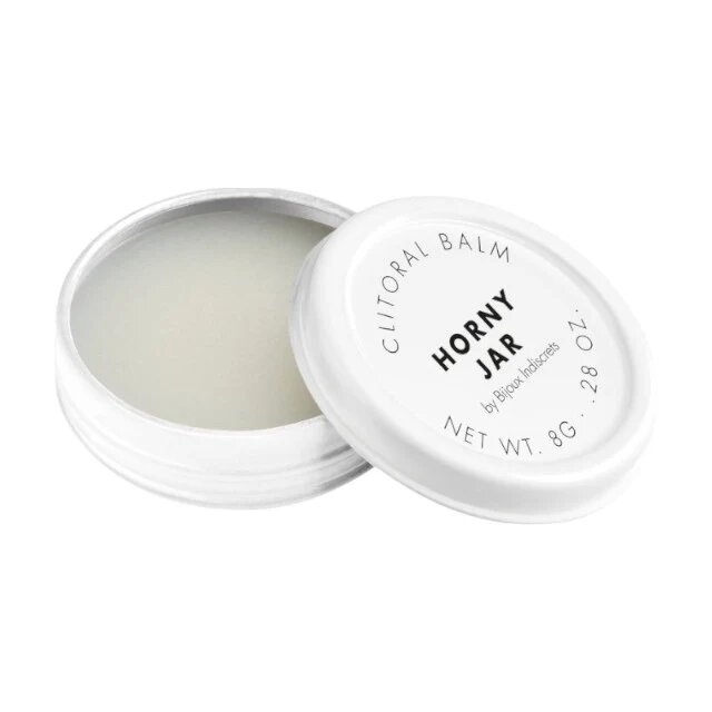 Bijoux Indiscrets Balsam intim Horny Jar pentru stimularea clitorisului cu efect de încălzire 8 gr