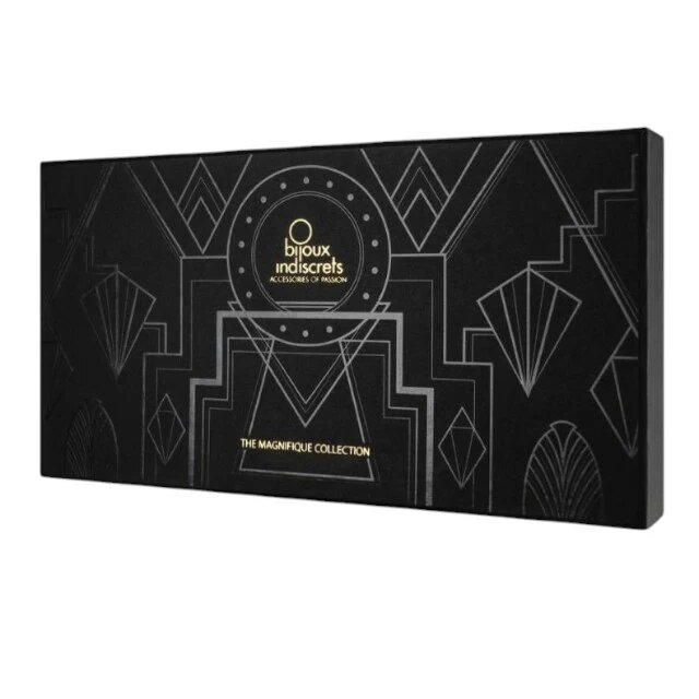 Bijoux Indiscrets Brățări pentru picior Magnifique design elegant cu inel și lanțuri metalice culoare auriu