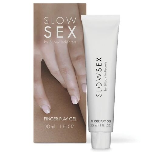 Bijoux Indiscrets Gel unisex Slow Sex by Finger Play pentru stimularea zonelor erogene și lubrifiere 30 ml