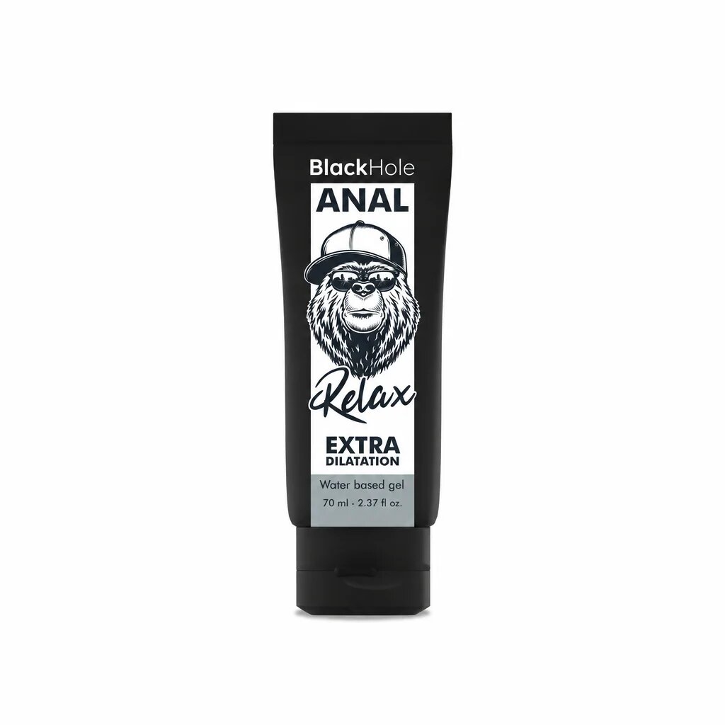 Black Hole Lubrifiant anal - Extra Dilatation textură groasă relaxant pe bază de apă 70 ml