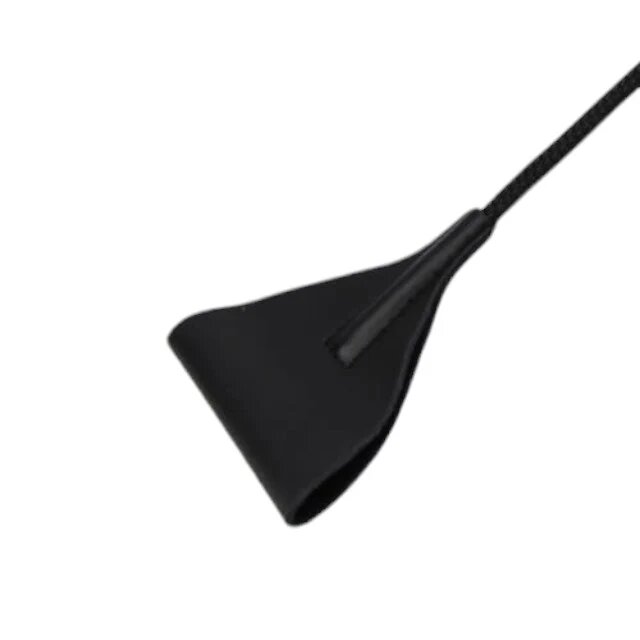 BOUND TO PLEASE Cravaşă - Riding Crop accesoriu jocuri erotice BDSM 7.5 cm Neagra