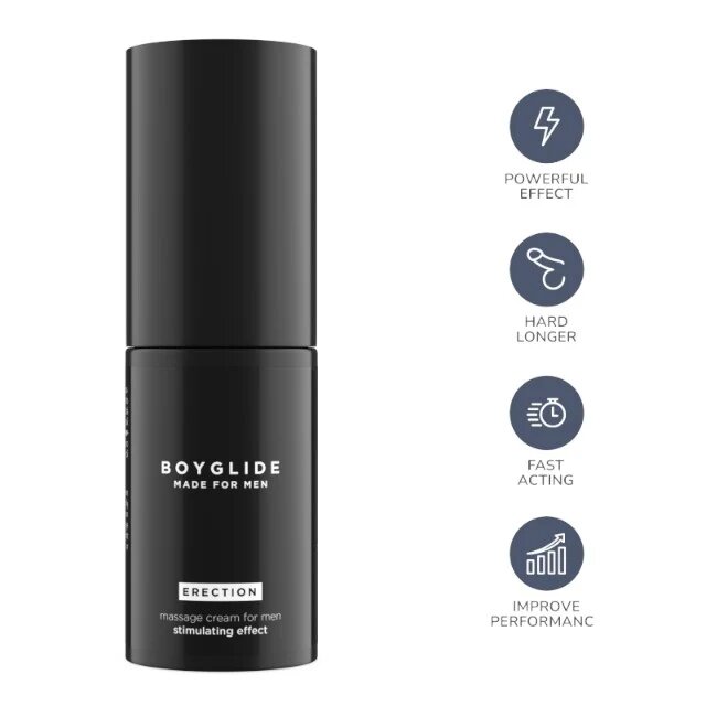 BOYGLIDE Cremă Made for Men - Erection pentru erecție puternică și de durată cu efect rapid 30 ml