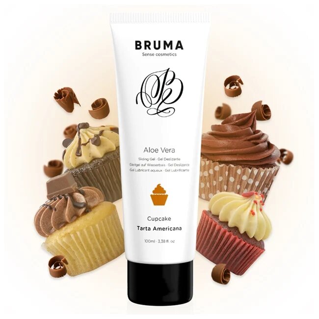 Bruma Gel Lubrifiant - Aloe Vera Sliding Gel pe baza de apa aroma de briosa 100 ml