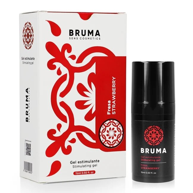 Bruma Gel pentru stimulare si excitare - INTENSIFYING BALM senzatie de furnicaturi aroma de capsuni 15 ml