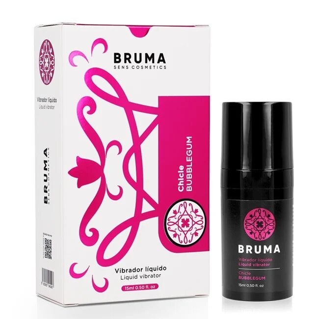 Bruma Gel pentru stimulare si excitare - LIQUID VIBRATOR senzatie de furnicaturi aroma de bubblegum 15 ml