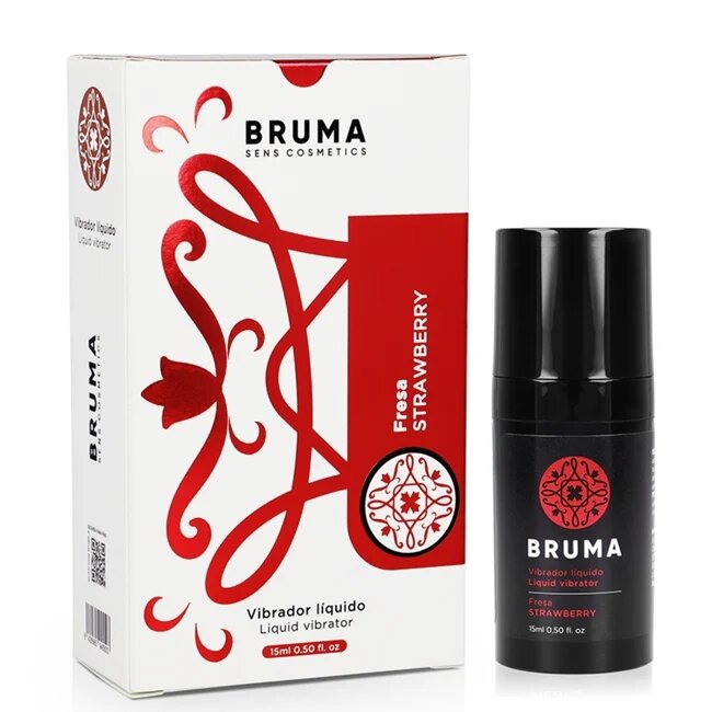Bruma Gel pentru stimulare si excitare - LIQUID VIBRATOR senzatie de furnicaturi aroma de capsuni 15 ml