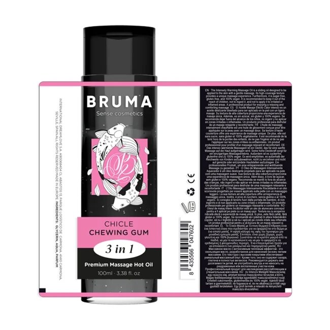Bruma Ulei de masaj - Chewing Gum 3 in 1 100 ml