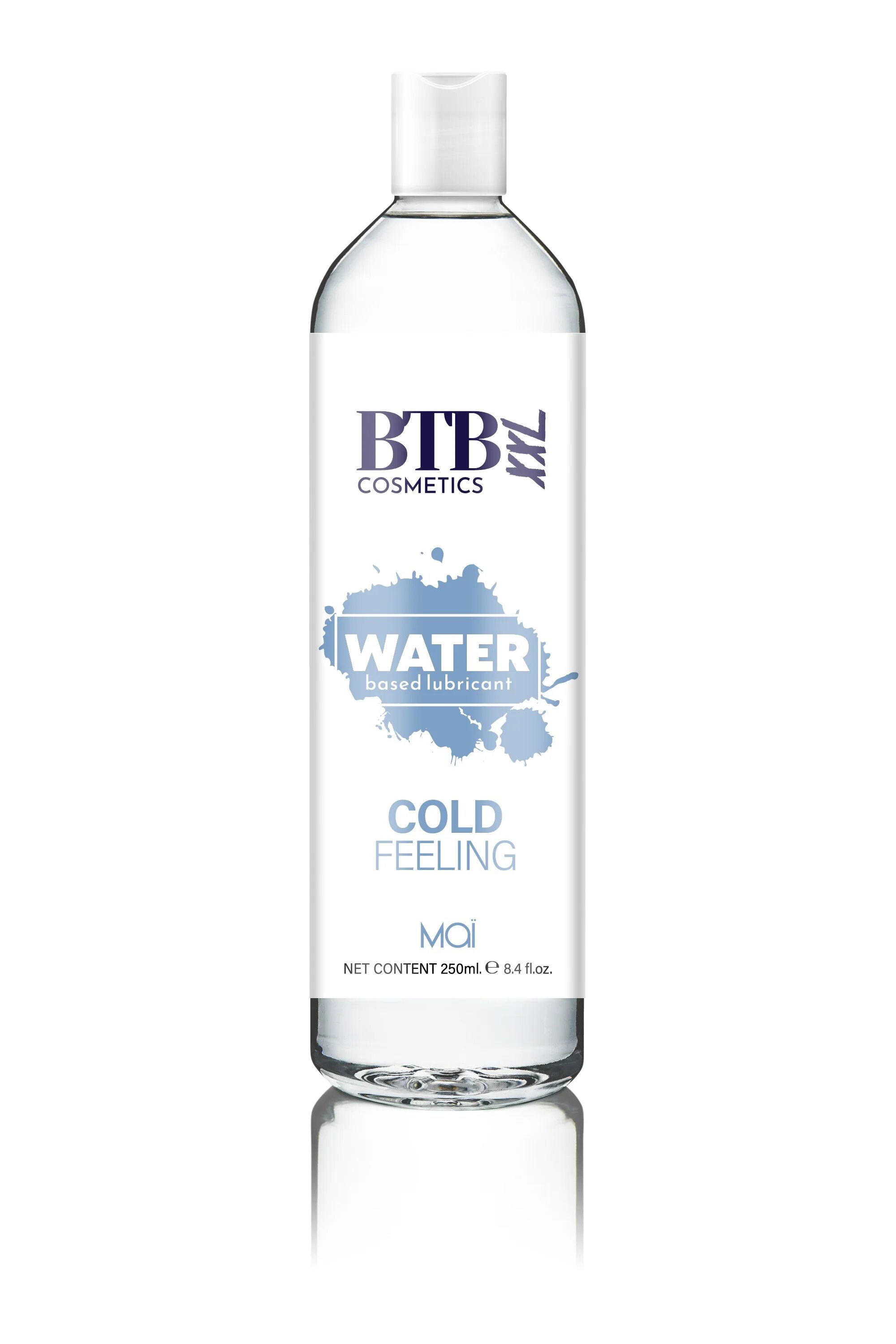 BTB Lubrifiant alunecos WATER Cold Feeling pe baza de apa cu senzatie de racoare 250 ml