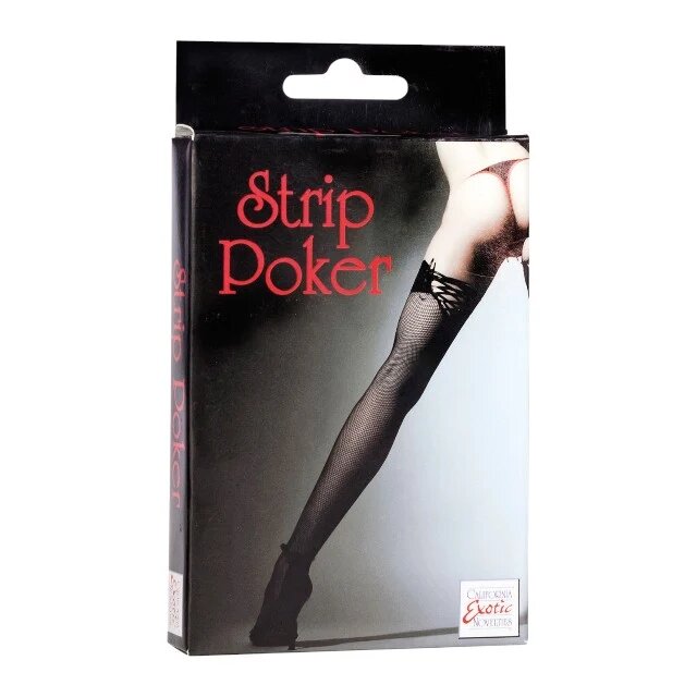 CALEXOTICS Cărți de joc STRIP POKER joc potrivit pentru cupluri și petreceri (2 - 6 jucători)