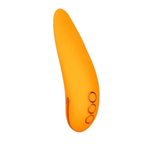 CALEXOTICS Stimulator clitoris Hollywood Hottie cu funcție Power Boost 10 funcții de vibrație rezistent la apă portocaliu
