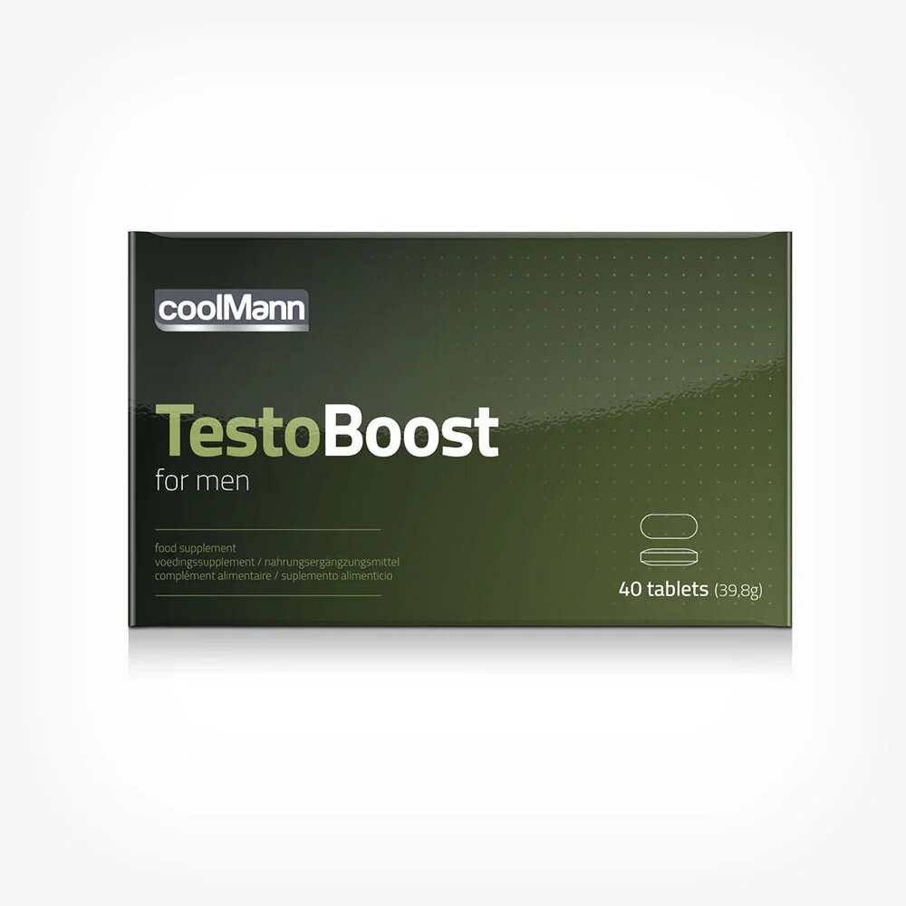 COBECO Capsule CoolMan TestoBoost pentru potenta erectii puternice si libidou barbati 1 cutie x 40 buc