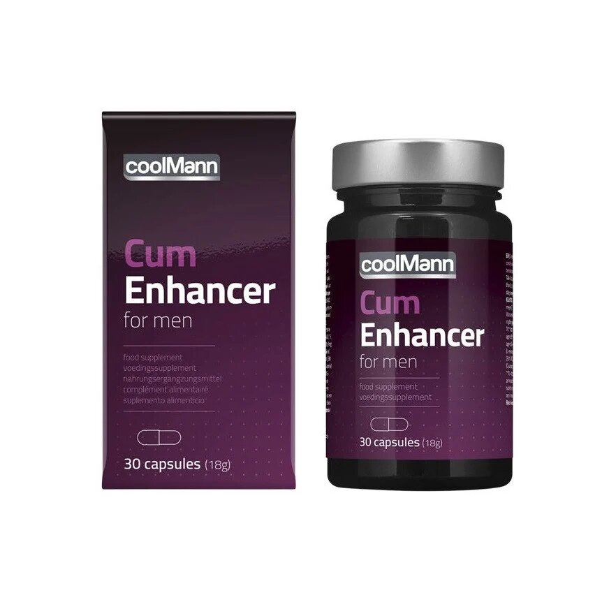 COBECO Capsule Cum Enhancer CoolMan pentru mărire volum și calitate spermă susțin fertilitatea masculină 30 buc