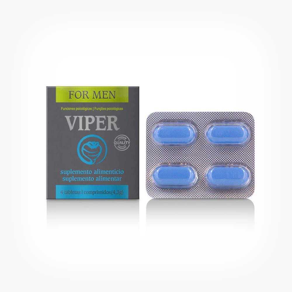 COBECO Capsule VIPER pentru potenta erectii si cresterea apetitului sexual al barbatilor 4 capsule
