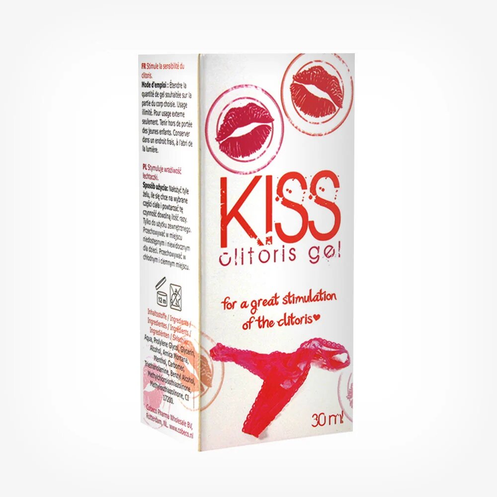 COBECO Gel Kiss Clitoris pentru stimularea orgasmului clitoridian 30 ml