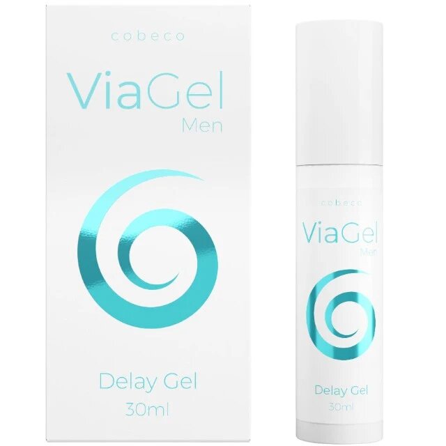 COBECO Gel ViaGel Men - Delay Gel pentru întârzierea ejaculării cu efect ușor de răcire compatibil cu prezervative 30 ml