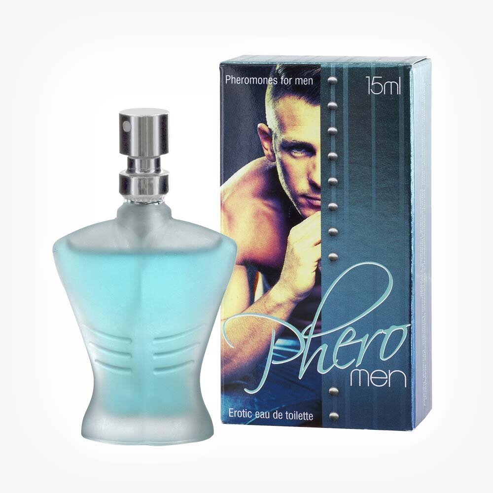 COBECO Parfum cu feromoni PheroMen pentru bărbați note de mosc miros subtil și elegant 15 ml
