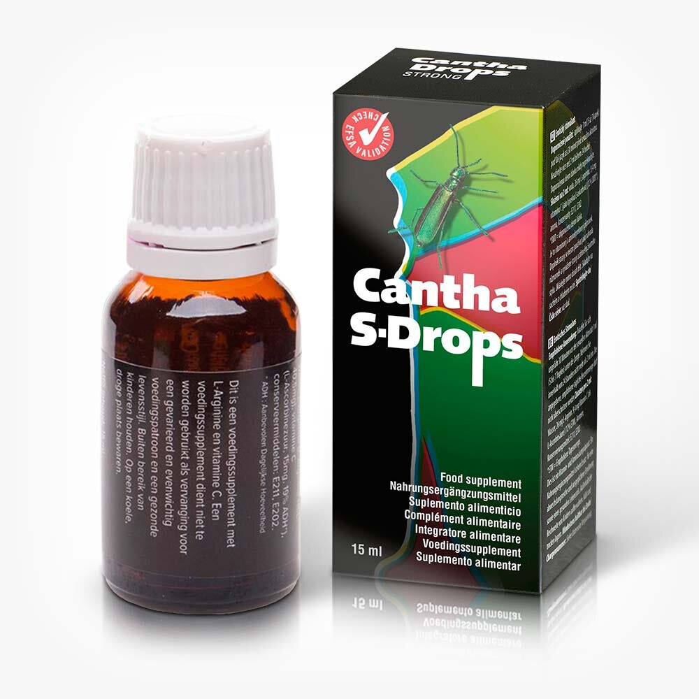 COBECO Picaturi afrodisiace Cantha s-Drops Unisex pentru cresterea libidoului si excitare 15 ml