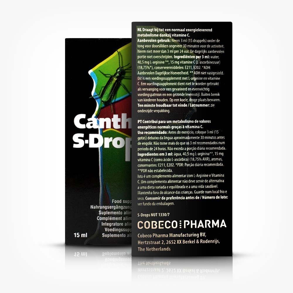 COBECO Picaturi afrodisiace Cantha s-Drops Unisex pentru cresterea libidoului si excitare 15 ml