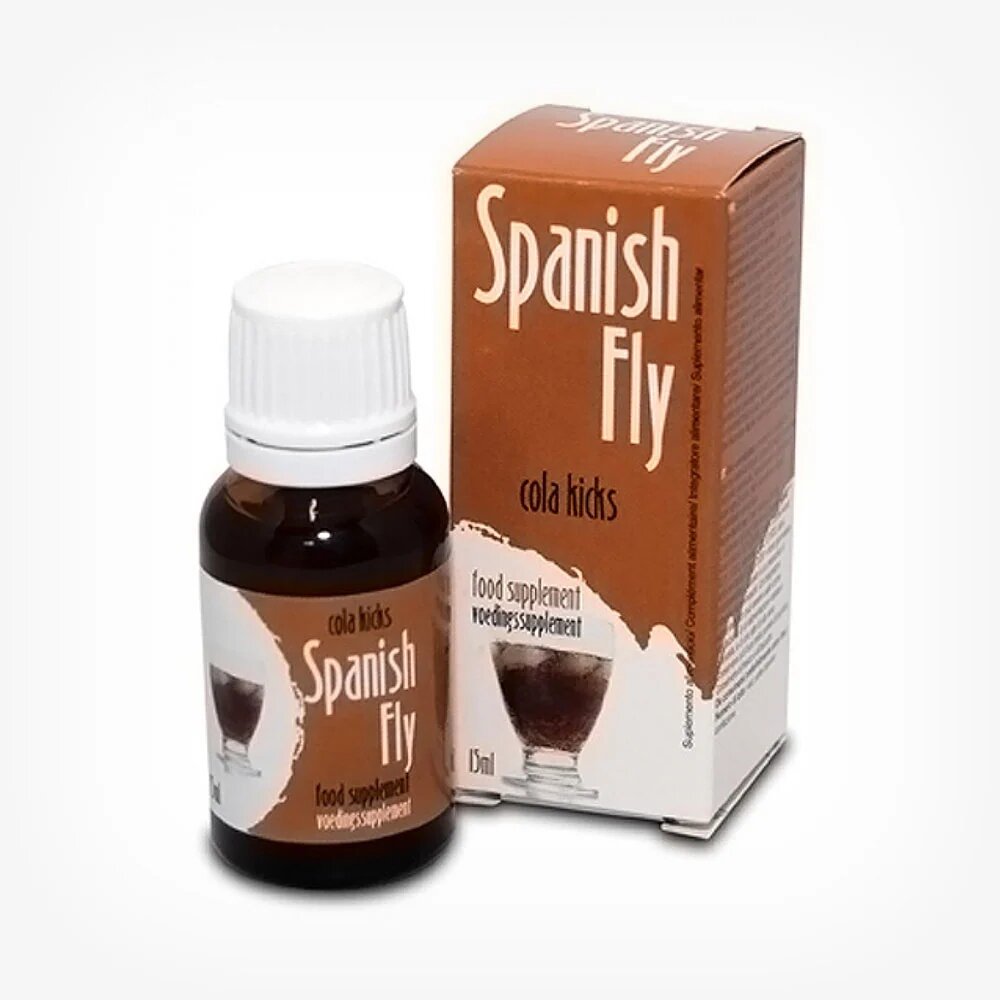 COBECO Picaturi afrodisiace Spanish Fly aroma Cola Kicks unisex pentru cresterea libidoului 15 ml