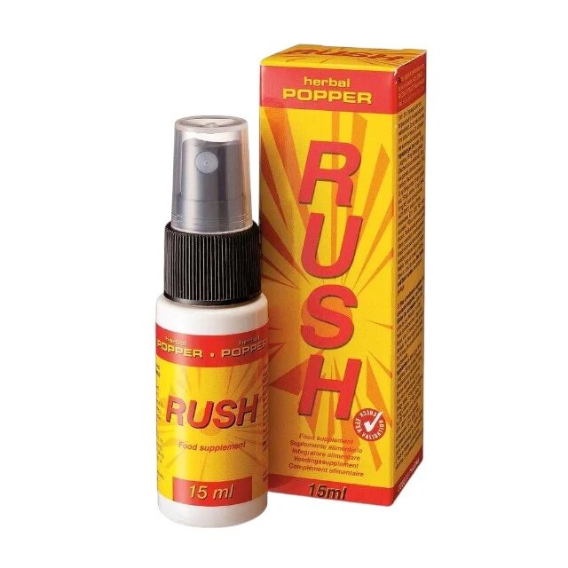 COBECO Spray afrodisiac Rush Herbal Popper unisex pentru cresterea libidoului 15 ml