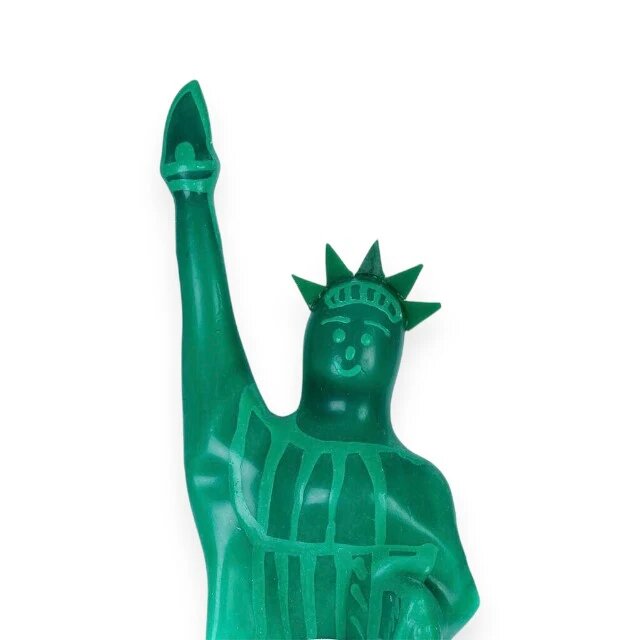 CONDOMERIE Prezervativ decorativ artistic Statue of Liberty pictat manual stil boem din latex