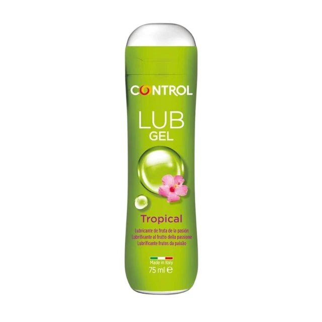 CONTROL Gel - Tropical intim si pentru masaj lubrifiant pe baza de apa 75 ml