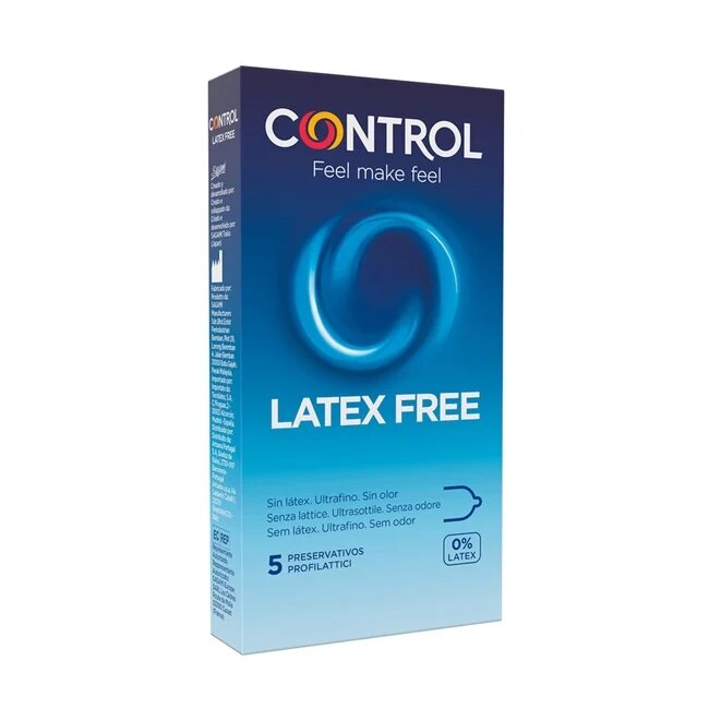 CONTROL Prezervative - FREE fara latex 58 mm 5 buc