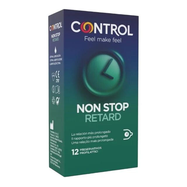 CONTROL Prezervative NONSTOP - RETARD efect de întarziere a ejaculării 12 buc