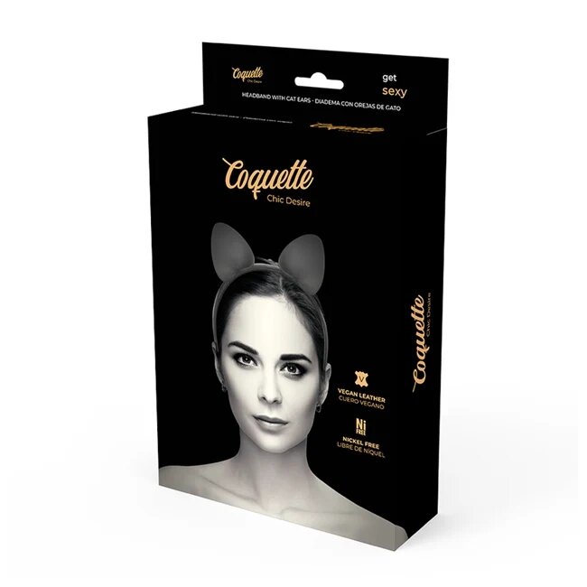 COQUETTE Bentiță CHIC DESIRE cu urechi de pisică pentru jocuri erotice
