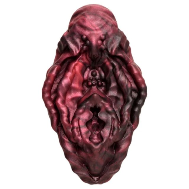 CREATURE COCKS Jucărie erotică Xeno Pussy în formă de vagin galactic texturat pentru stimularea zonelor intime mov