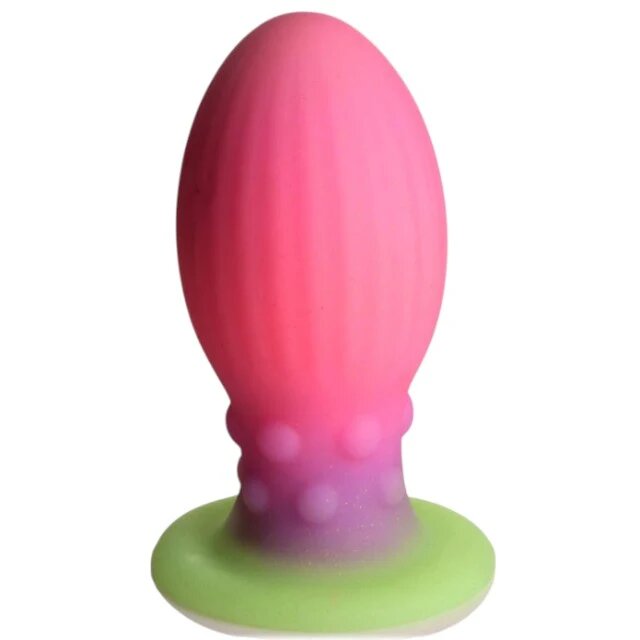 CREATURE COCKS Ou de extraterestru XL Xeno Egg pentru jocuri de fantezie lungime 15.4 cm diametru 7.8 cm fluorescent