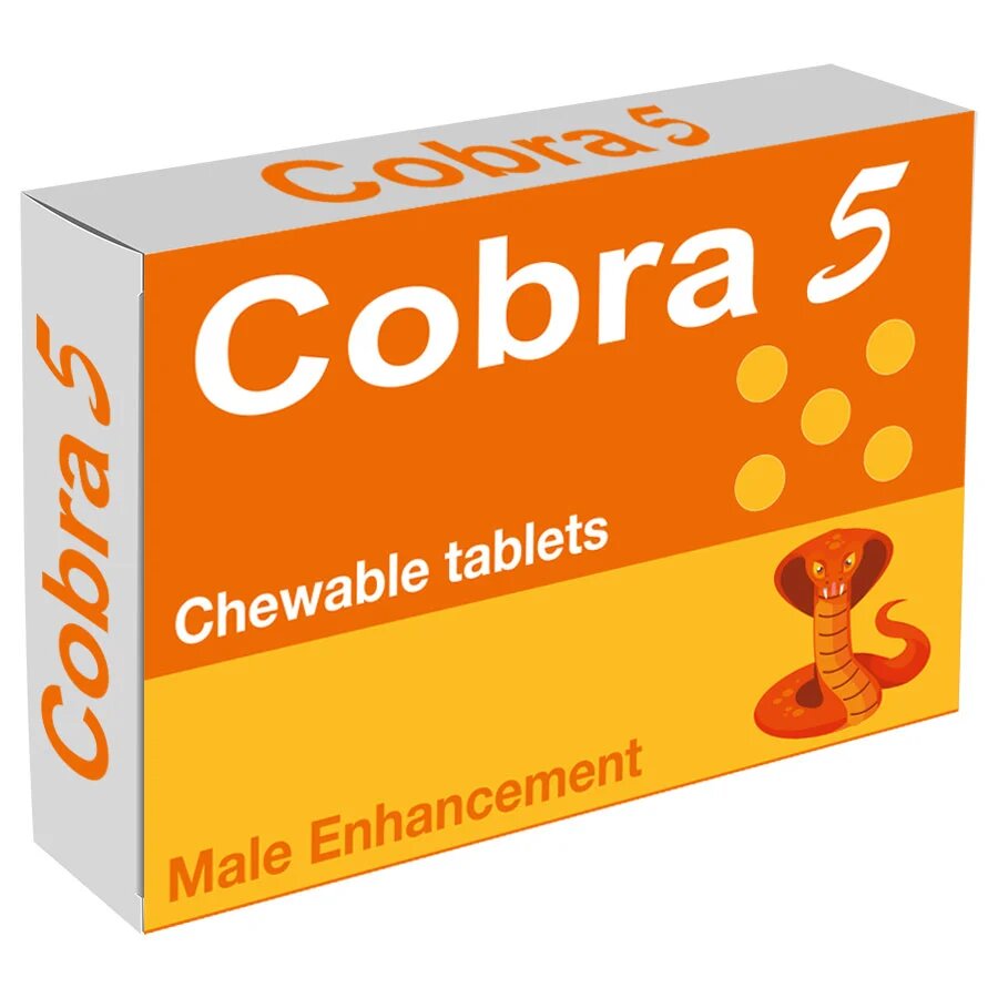 CUPID LABS Capsule COBRA 5 pentru potenta erectii puternice si stimularea libidoului barbatilor 5 buc