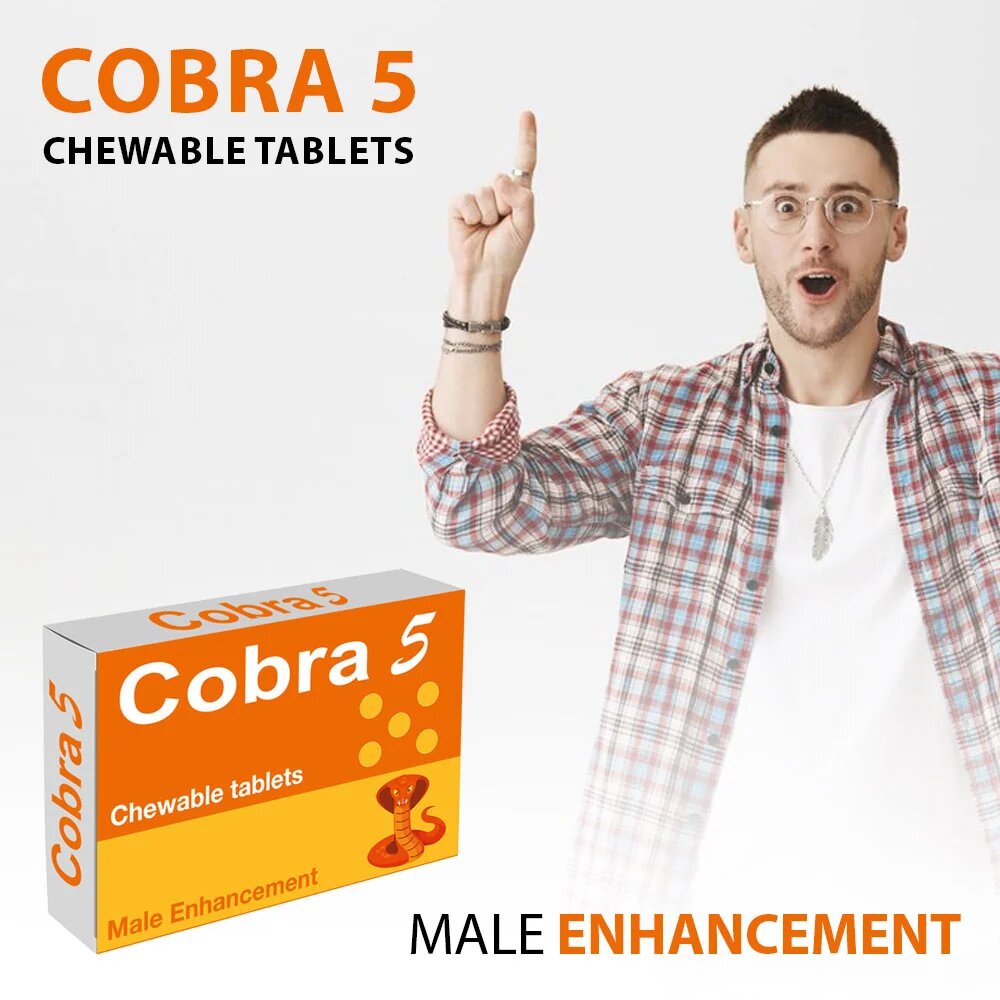 CUPID LABS Capsule COBRA 5 pentru potenta erectii puternice si stimularea libidoului barbatilor 5 buc