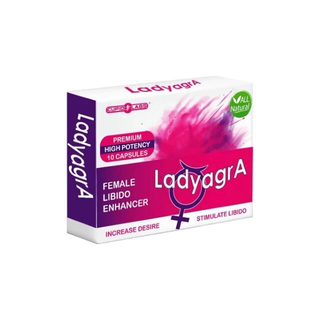 CUPID LABS Capsule Ladyagra pentru femei susțin cresterea libidoului conțin ingrediente naturale 10 capsule