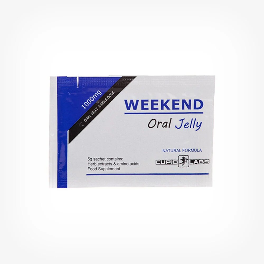 CUPID LABS Weekend Oral Jelly jeleu pentru potenta si erectii puternice 1 plic