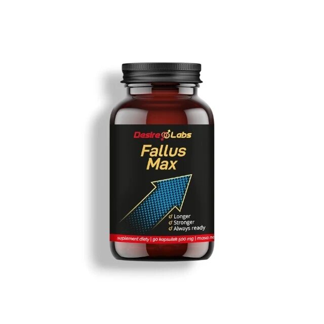 DESIRE LABS Capsule Fallus Max pentru susținerea erecției și îmbunătățirea performanței intime - 90 capsule