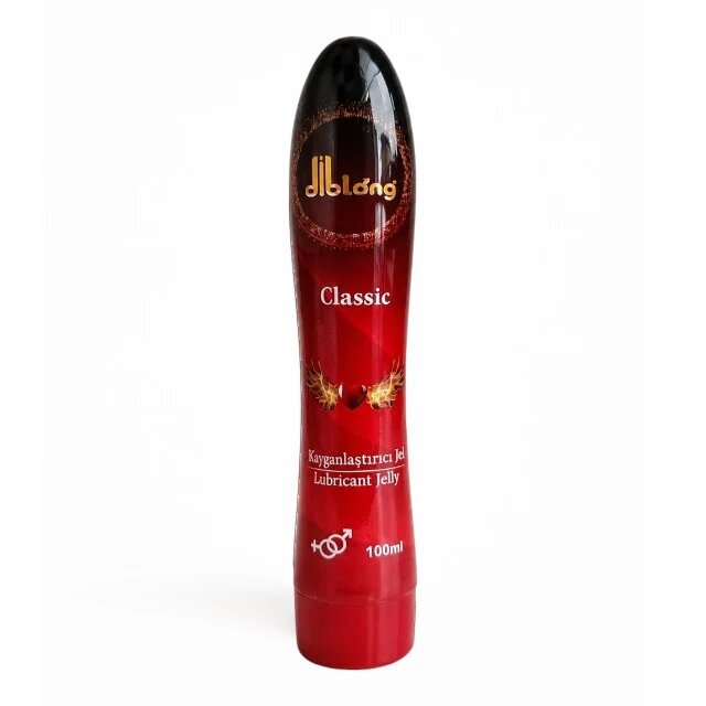 Diblong Lubricant Jelly Classic - lubrifiant pe bază de apă cu textură groasă 100 ml (roșu)