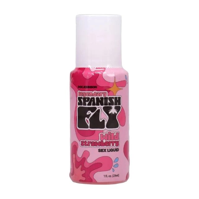 Doc Johnson Picături SPANISH FLY - Wild Strawberry pentru libido crescut la bărbați și femei aromă de căpșuni 29 ml