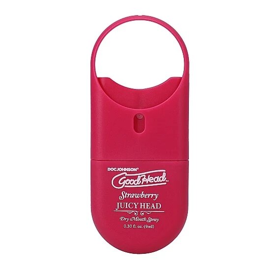 Doc Johnson Spray pentru sex oral GoodHead Juicy Head - Dry Mouth umiditate instantanee cu aroma de Capsuni 9 ml