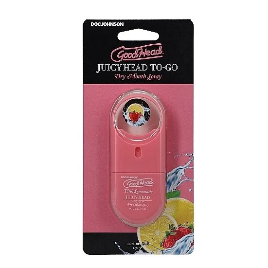 Doc Johnson Spray pentru sex oral GoodHead Juicy Head - Dry Mouth umiditate instantanee cu aroma de Limonada 9 ml