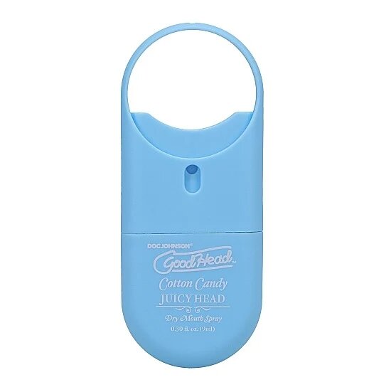 Doc Johnson Spray pentru sex oral GoodHead Juicy Head - Dry Mouth umiditate instantanee cu aroma de Vata de Zahar 9 ml