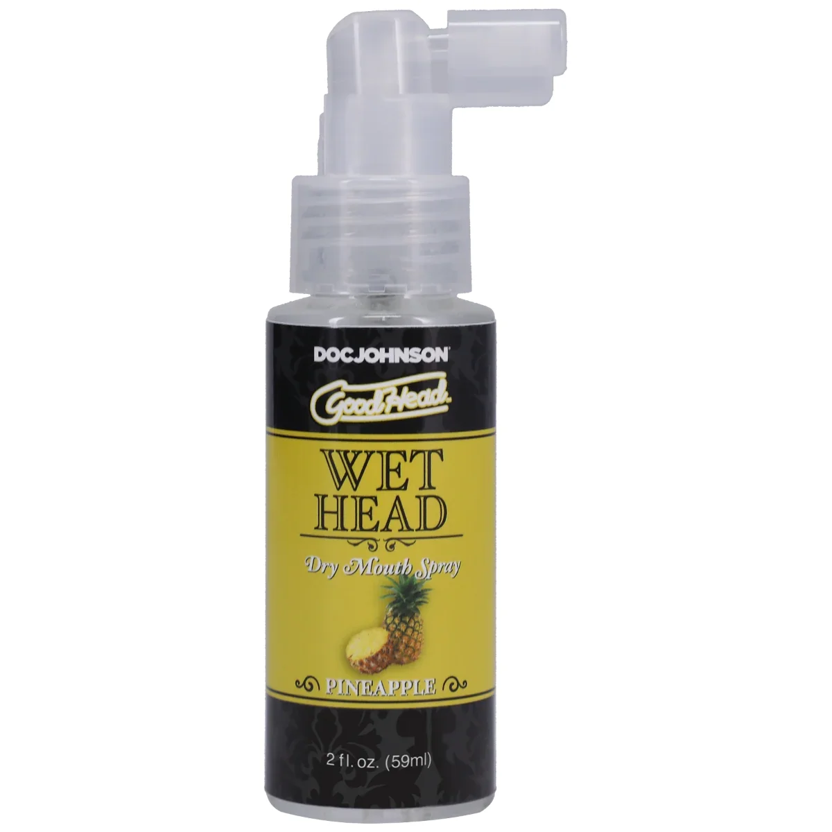 Doc Johnson Spray pentru sex oral GoodHead WET Head - Dry Mouth umiditate instantanee cu aroma de Ananas 59 ml