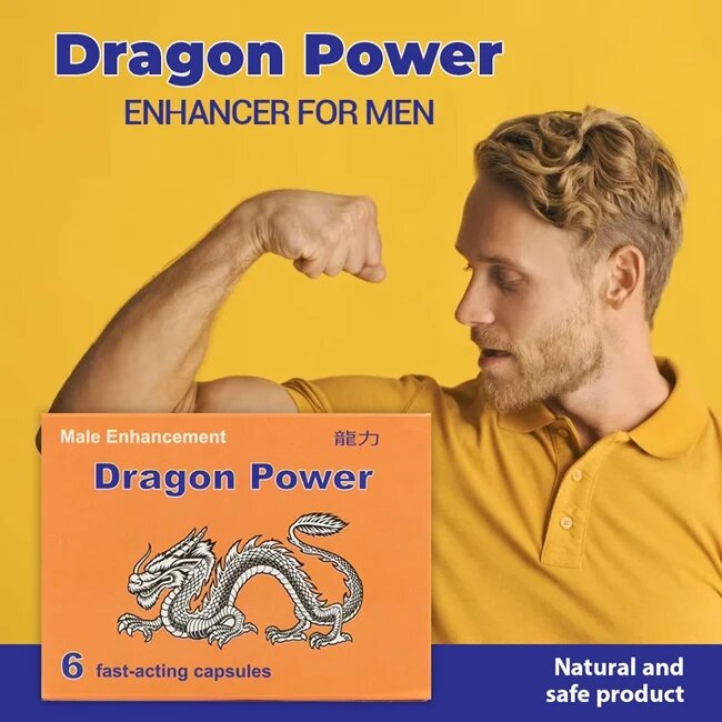 DRAGON POWER Capsule - Male Enhancement pentru erectie puternica si imbunatatirea performatelor sexuale 6 buc