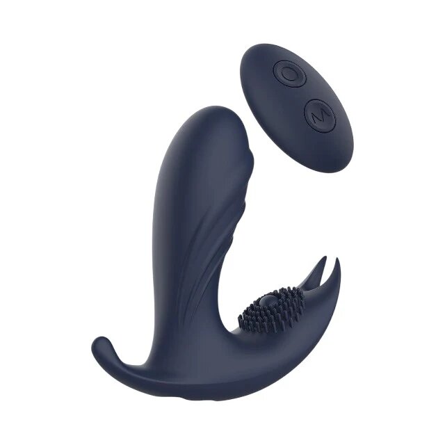 DREAM toys Aparat de masaj Startroopers Atomic pentru stimulare anală punctul P și perineu 10 funcții de vibrație albastru
