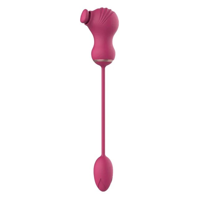 DREAM toys Ou vibrator Essentials Tapping Stimulator pentru stimulare dublă 7 funcții de tapping 4 funcții de vibrație roz