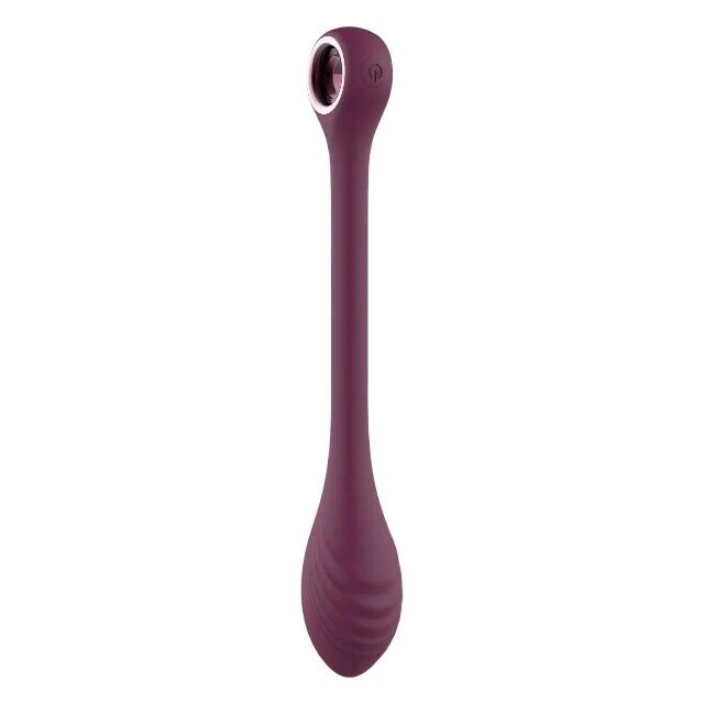 DREAM toys Vibrator flexibil Glam Bendable G-Spot pentru stimularea punctului G 7 funcții de vibrație lungime 22 cm mov